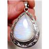 Image 1 : MassiveTeardrop Jaali Moonstone Sterling #1943562