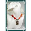 Image 1 : Catch the Crimson Sunset Faceted Chalcedony #1943582