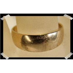 Yellow Gold Band Ring stamped 040K~3.9 GRAMS #1943617
