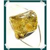 Image 1 : Shimmering Genuine GREEN Baltic Amber Sterling #1943629