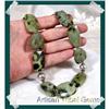 Image 1 : BOLD Green Tigereye Gemstone Necklace~120 Grams#1943644