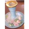 Image 1 : B&H Limoges Candlestick - Handpainted Roses #1943690