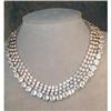 Image 1 : Sumptuous RHINESTONE Necklace BIB Style VINTAGE#1943730