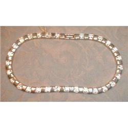TRIFARI Rhinestone NECKLACE Pat Pend VINTAGE #1943731