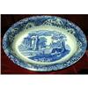 Image 1 : SPODE Italian OPEN Vegetable BOWL Oval BLUE #1943780