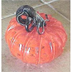 Art glass pumpkin by Stephen Pechon #1944274