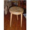 Image 1 : French antique stool from Normandy farm 19th c #1944312