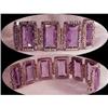 Image 1 : HOLLYWOOD HUGE GLASS  DECO Bracelet #1944363