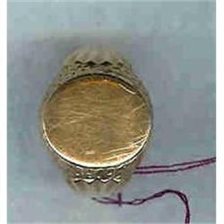 Signet Ring. English 9 carat gold. #1944905