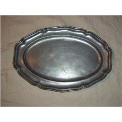 Pewter platter  #1945014