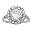 Image 1 : Bezel Set Diamond in Flower Shape Antique Style#1945630