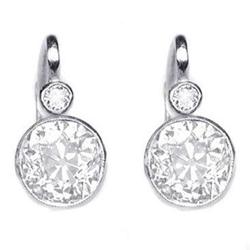 5.12ct Diamond Stud Antique Style Earrings in#1945711