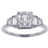 Image 1 : 1.80ct Bezel Set Asscher Cut Diamond with#1945725