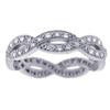 Image 1 : Diamond Infinity Antique Style Band in#1945771