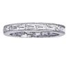 Image 1 : Baguette Cut Diamond Antique Style Band in#1945792