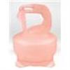 Image 1 : Pink RAPUNZEL Satin Glass Dresser Jar #1958205