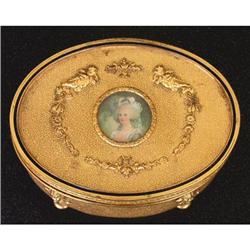 Apollo Portrait Brass Jewelry Box #1958290