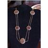 Image 1 : Circa 1900 Goldstone Festoon Necklace #1958410
