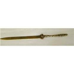 Antique Sterling Silver Letter Opener #1958677