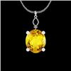 Image 1 : Certified 43.61 Ctw I2/I3 Lemon Topaz And Diamond 10K W