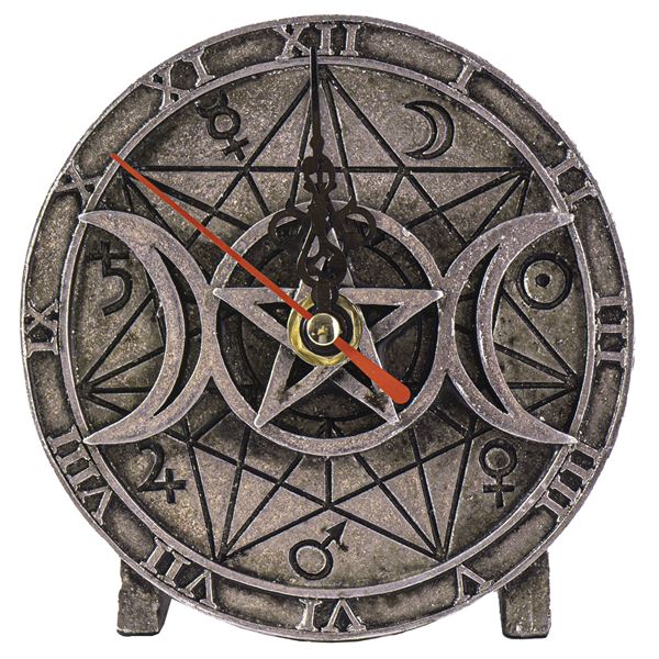 WICCAN DESK CLOCK