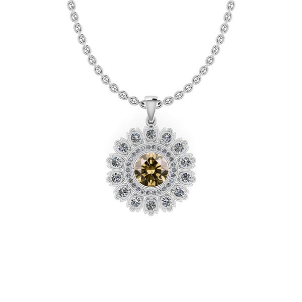 Certified 2.16 Ctw VS/SI1 Natural Fancy Yellow Brown An