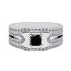 Image 2 : Certified 1.96 Ctw I2/I3 Treated Fancy Black And White