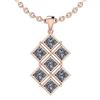 Image 1 : Certified 2.73 Ctw Diamond I1/I2 Bezel Style Set Pendan