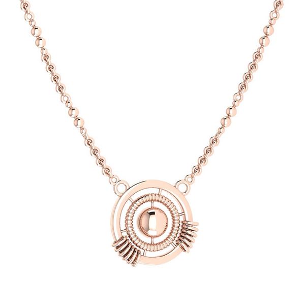 Beautiful 18K Rose Gold Light Weight Necklace