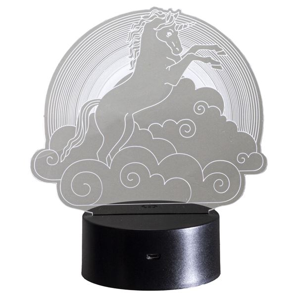 3D LED LIGHT UNICORN