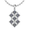 Image 1 : Certified 2.73 Ctw Diamond I1/I2 Bezel Style Set Pendan