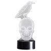 Image 1 : 3D LED LIGHT RAVEN ON SKULL
