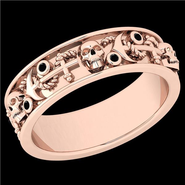 Certified 0.05 Ctw I2/I3 Treated Fancy Black Diamond 14