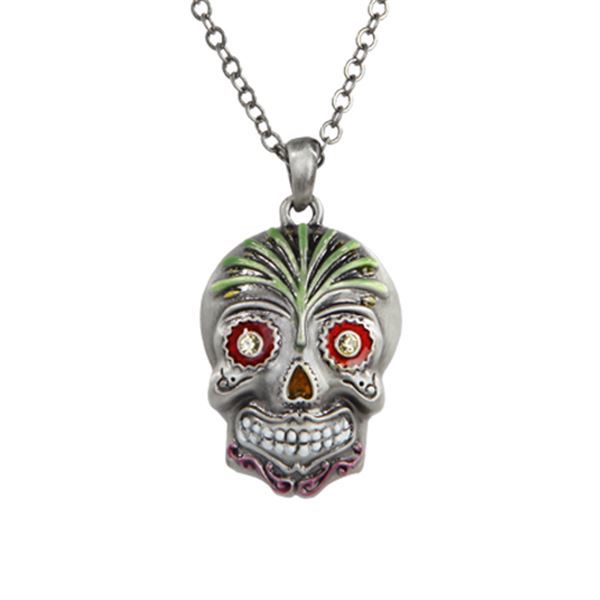 DAY OF THE DEAD SKULL NECKLACE