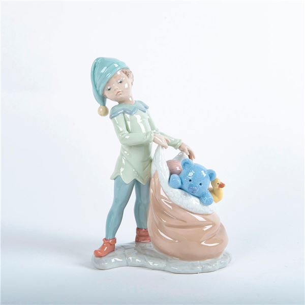Santas Sack Of Dreams 1006894 - Lladro Porcelain Figurine