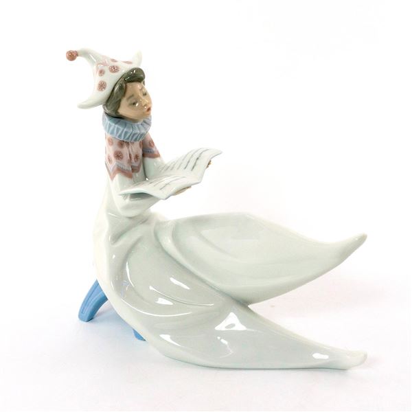 Young Jester Singer 1006239 - Lladro Porcelain Figurine