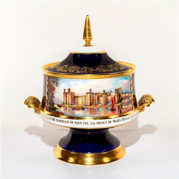 Aynsley China Wedding Chalice, Prince Of Wales, Lady Diana