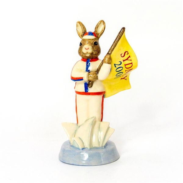 Royal Doulton Bunnykins, England Athletes 2000 Sydney DB216B