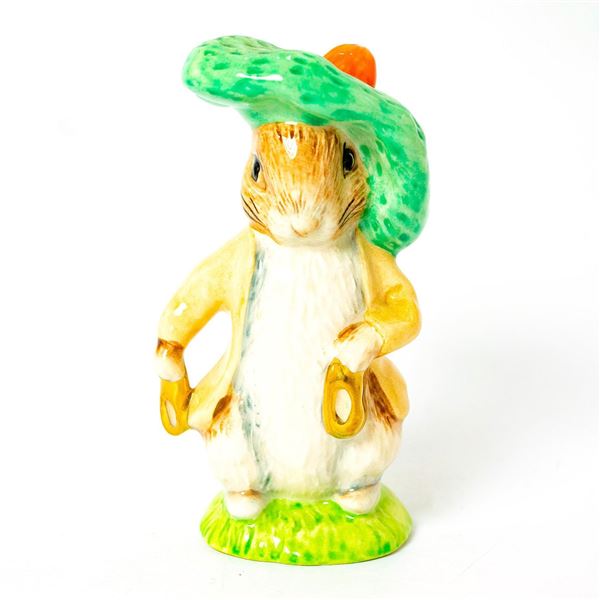 Benjamin Bunny (Ears Out/Shoes Out) - Beswick Gold Script - Beatrix Potter Figurine