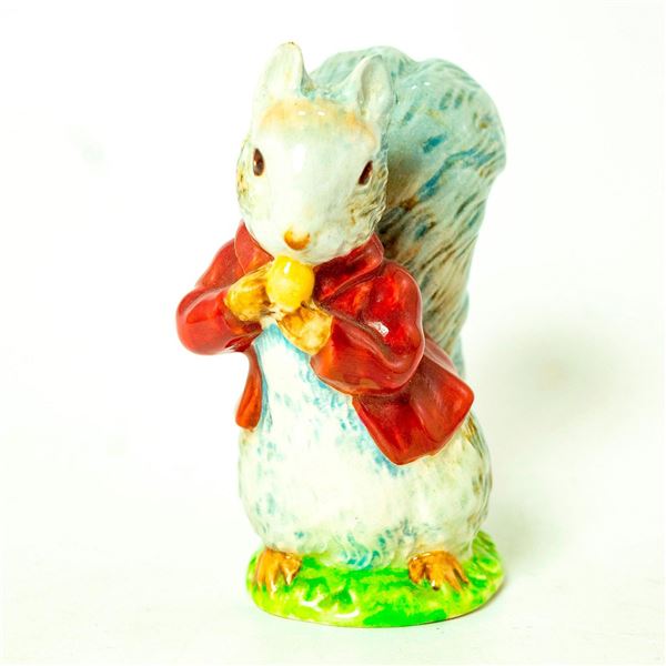 Timmy Tiptoes (Brown-Grey) - Gold Circle - Beatrix Potter Figurine