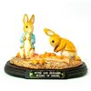 Image 1 : Peter and Benjamin Picking Up Onions (Tableau) - Beatrix Potter Figurine