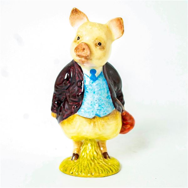 Pigling Bland (Maroon Jacket) - Beswick - Beatrix Potter Figurine