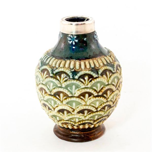 Doulton Lambeth Miniature Stoneware Vase