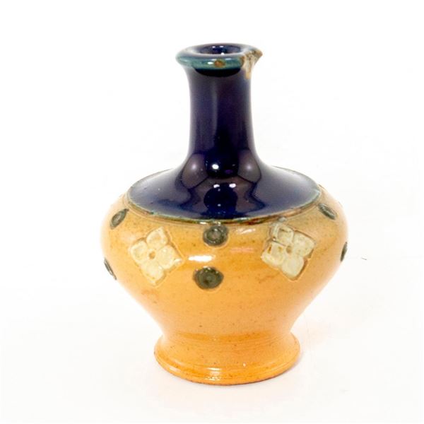 Doulton Lambeth Miniature Stoneware Vase