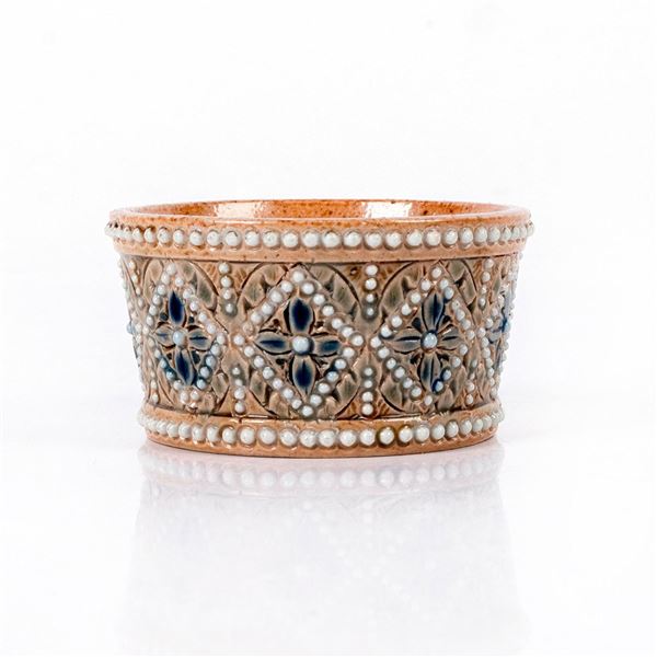 Doulton Lambeth Open Salt Cellar Vessel