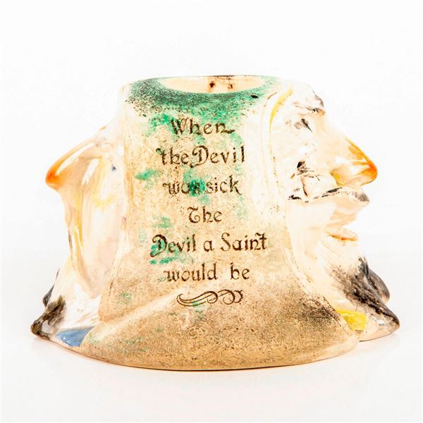 Doulton Burslem double sided Mephistopheles Match Striker