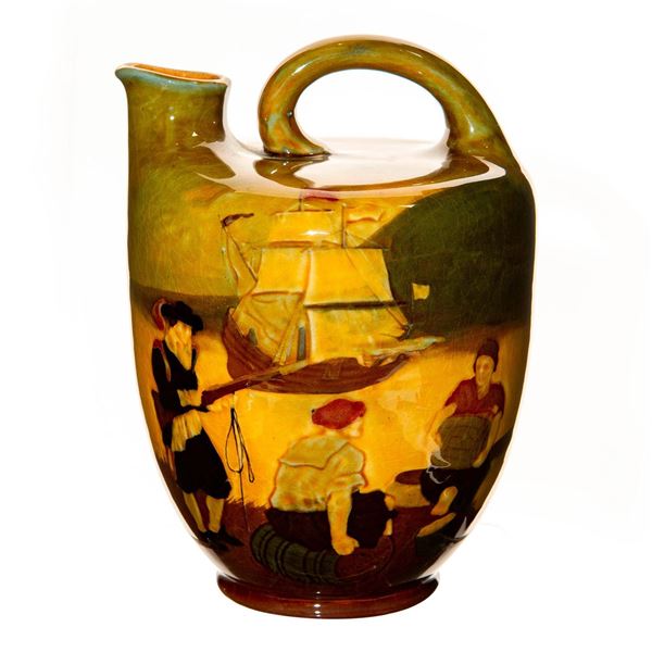 Royal Doulton Kingsware Claymore Whisky Bottle, The Pirates