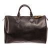 Image 1 : Louis Vuitton Black Epi Leather Speedy 35 Satchel Bag
