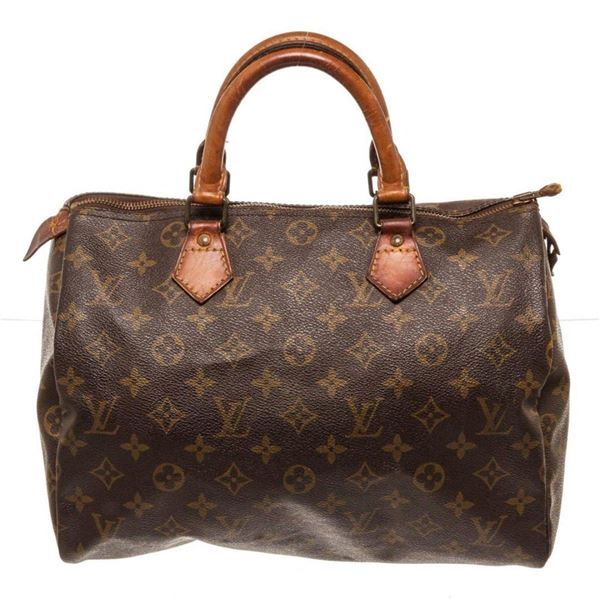 Louis Vuitton Brown Speedy 30cm Satchel Bag