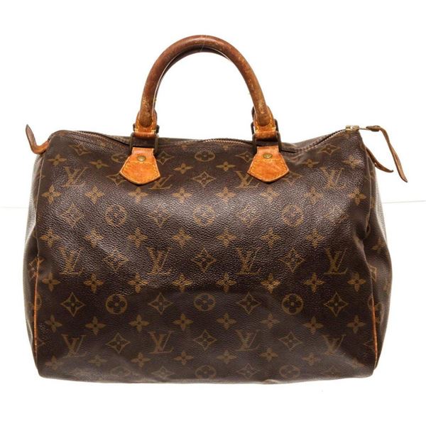 Louis Vuitton Brown Speedy 30cm Satchel Bag